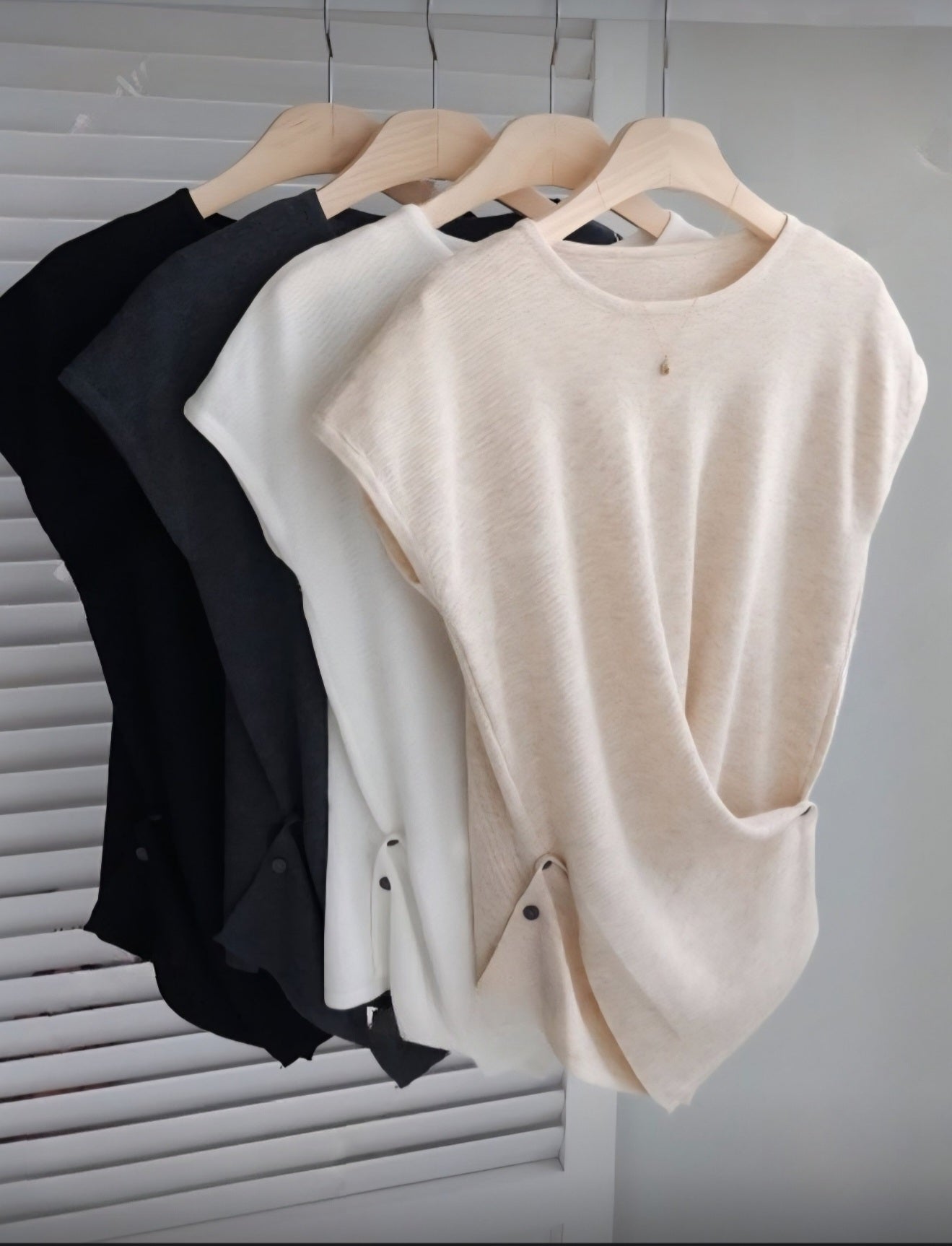Angled Knit Top