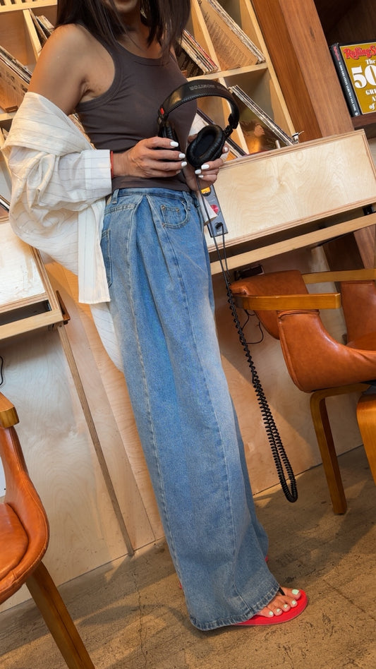 Judy Wide Denim Pants