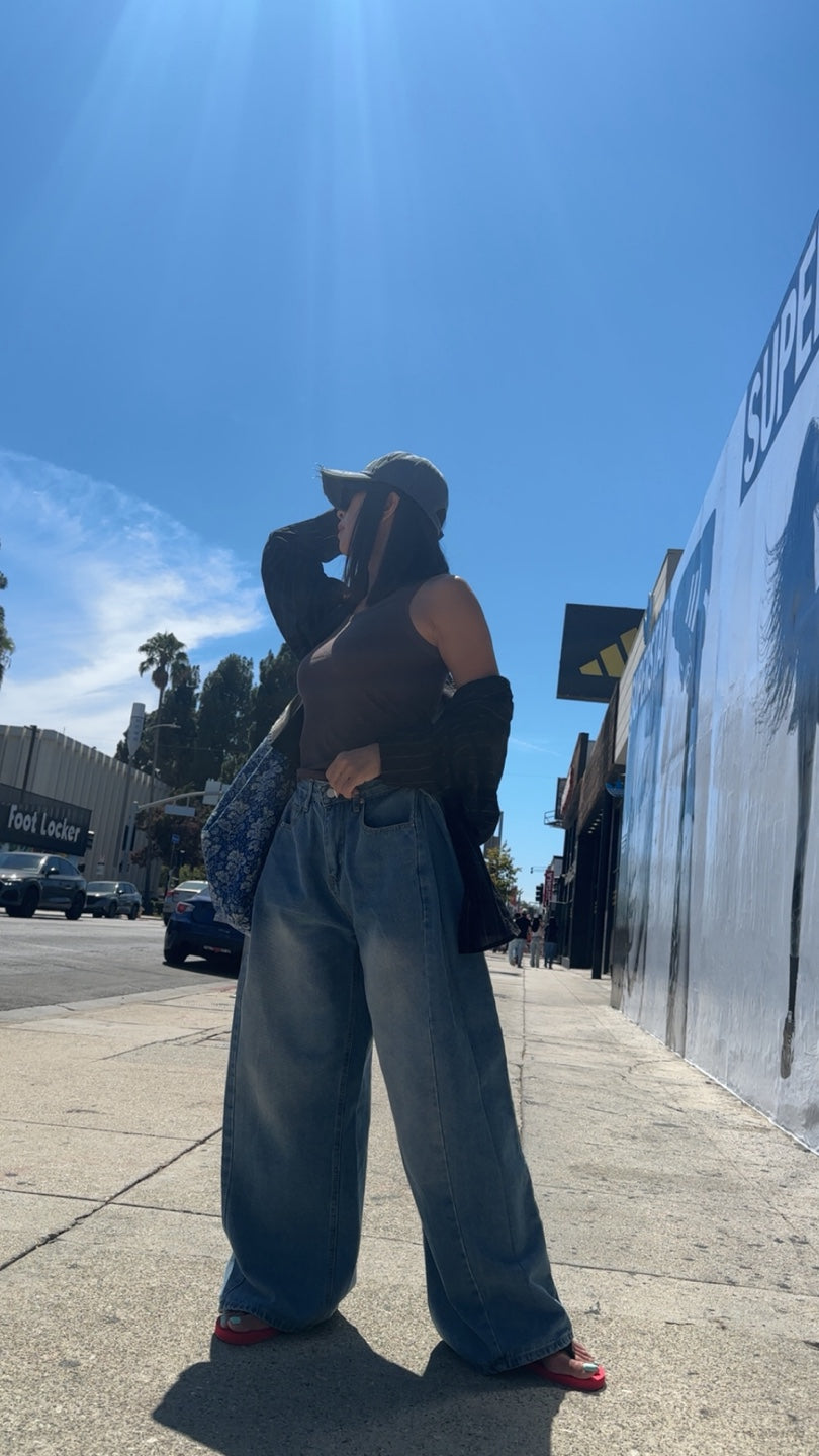 Judy Wide Denim Pants