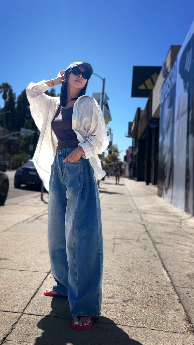 Judy Wide Denim Pants