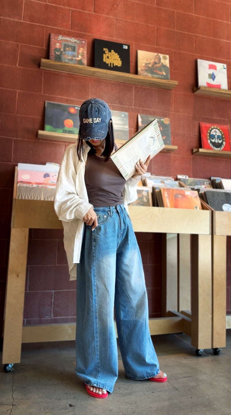 Judy Wide Denim Pants