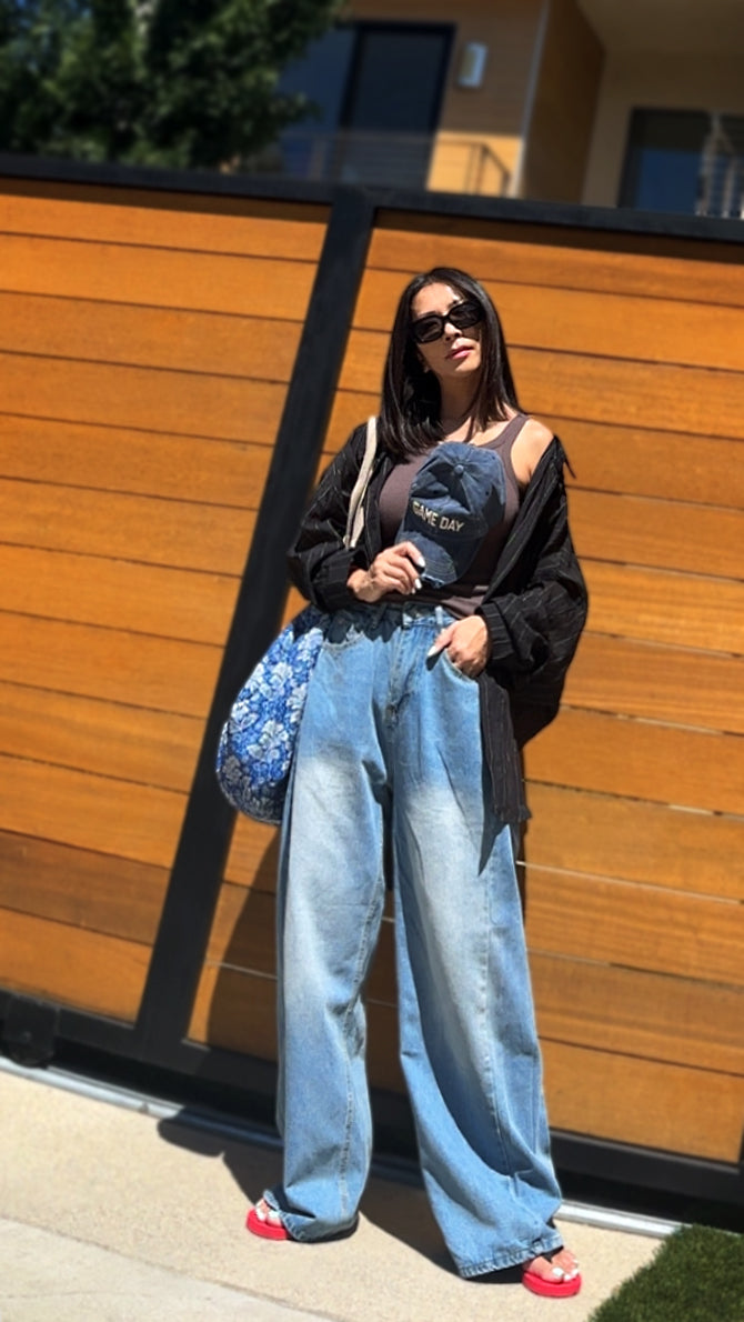 Judy Wide Denim Pants