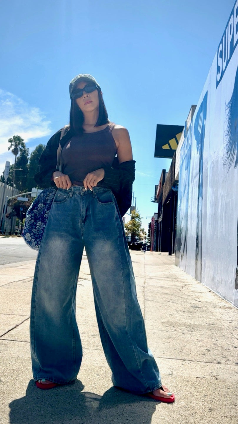 Judy Wide Denim Pants