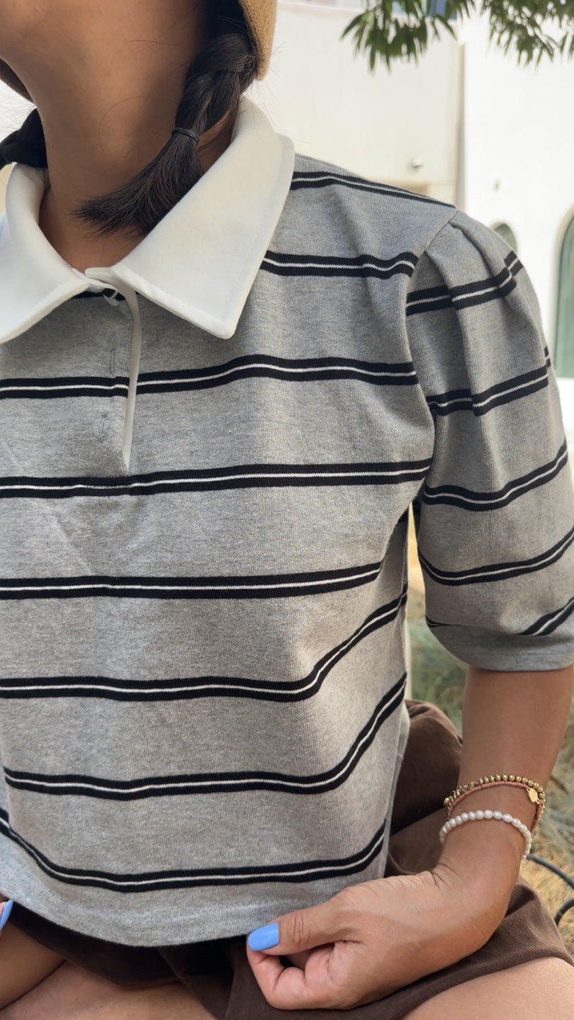 Stripe Polo Shirt