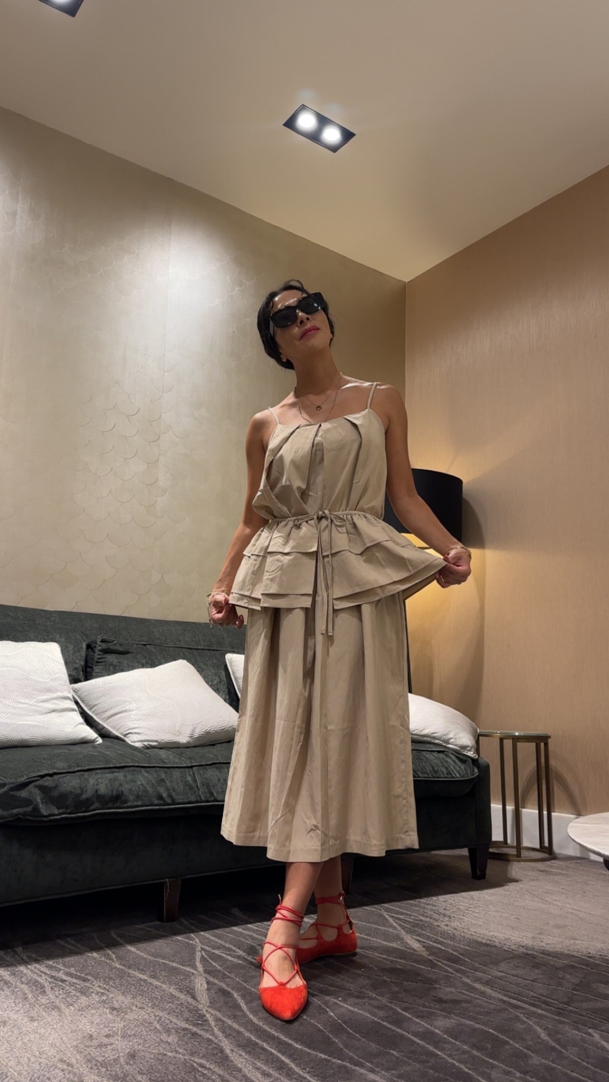 Frill Wrap Dress