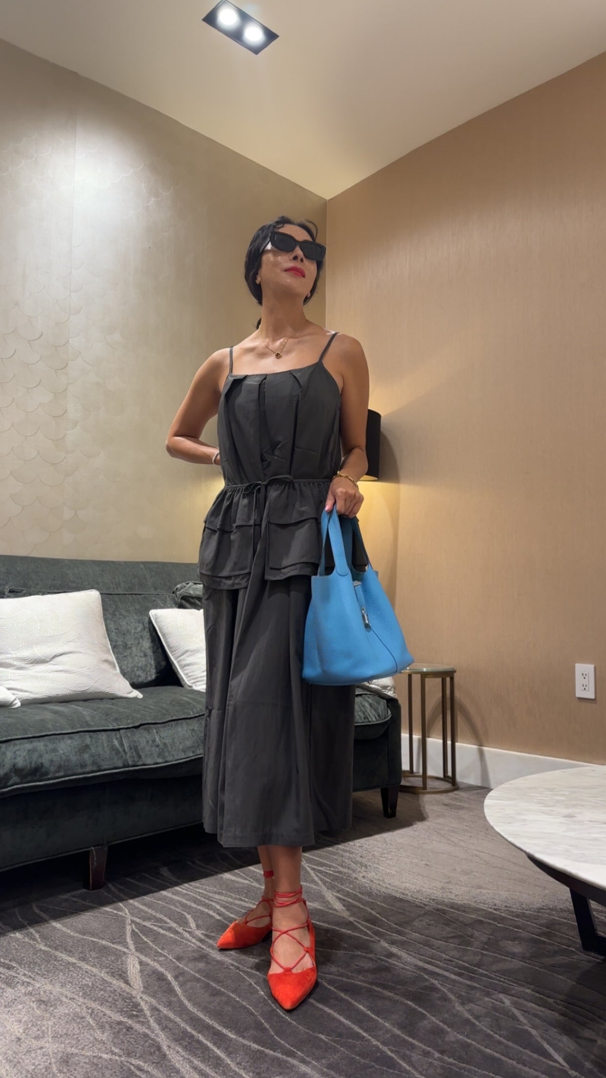 Frill Wrap Dress