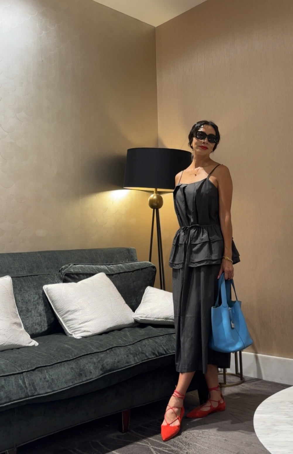 Frill Wrap Dress