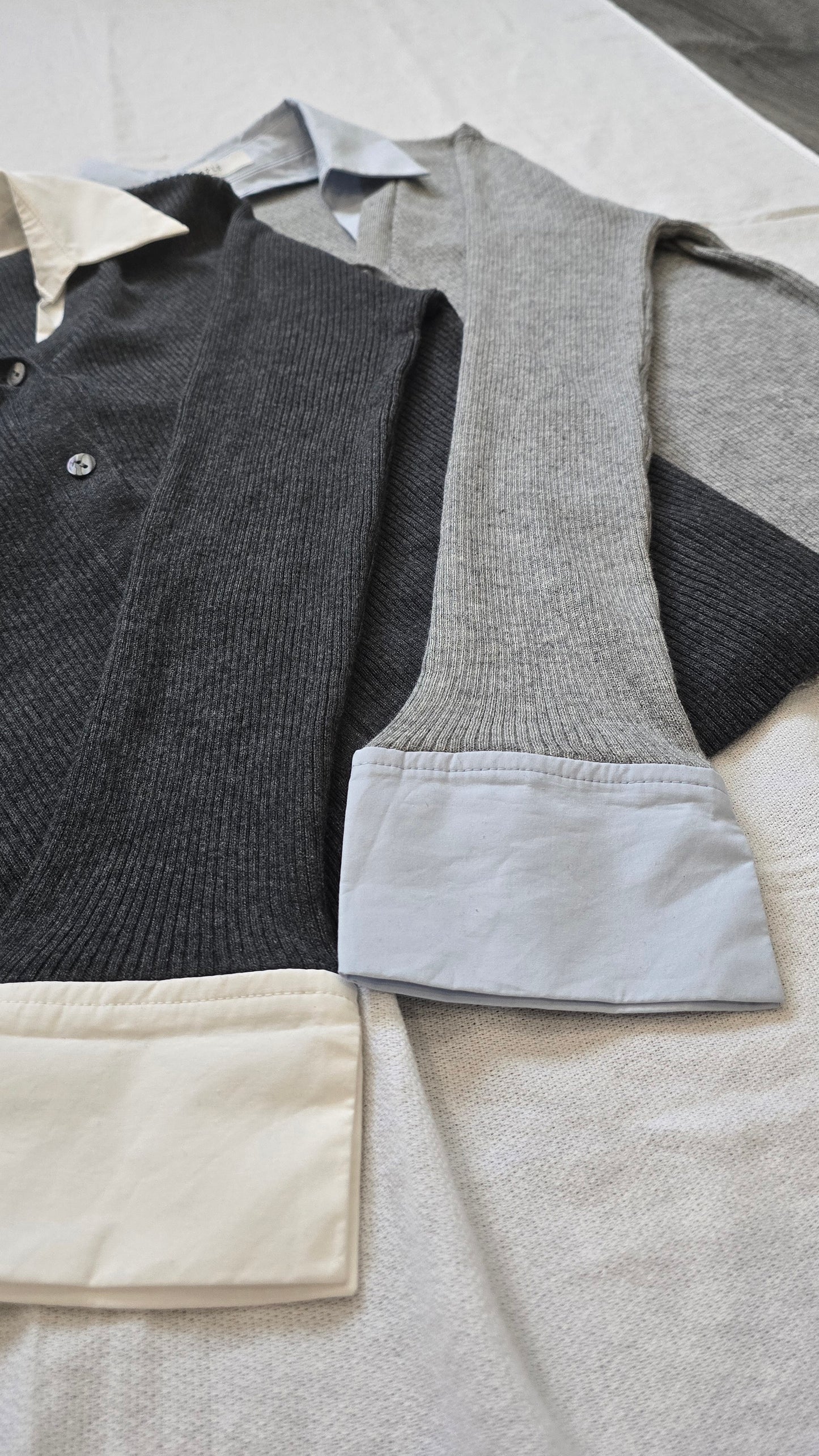 Layered Look Knit Top