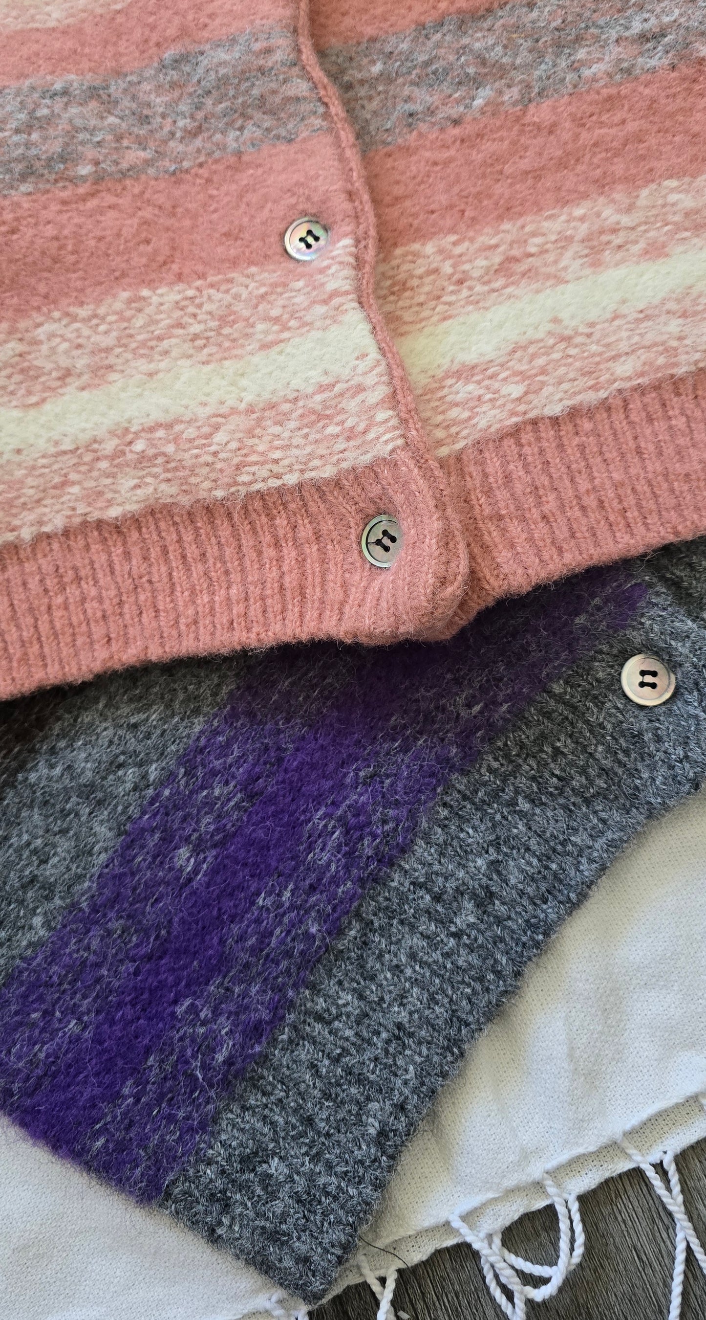 Mist Mohair Cardigan