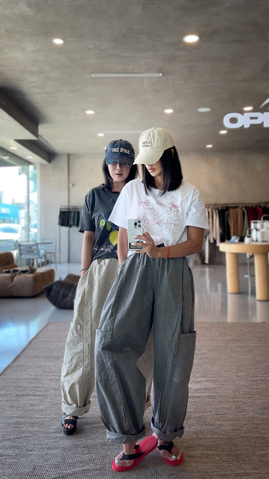 Mineral Wash Cargo Pants (Unisex)