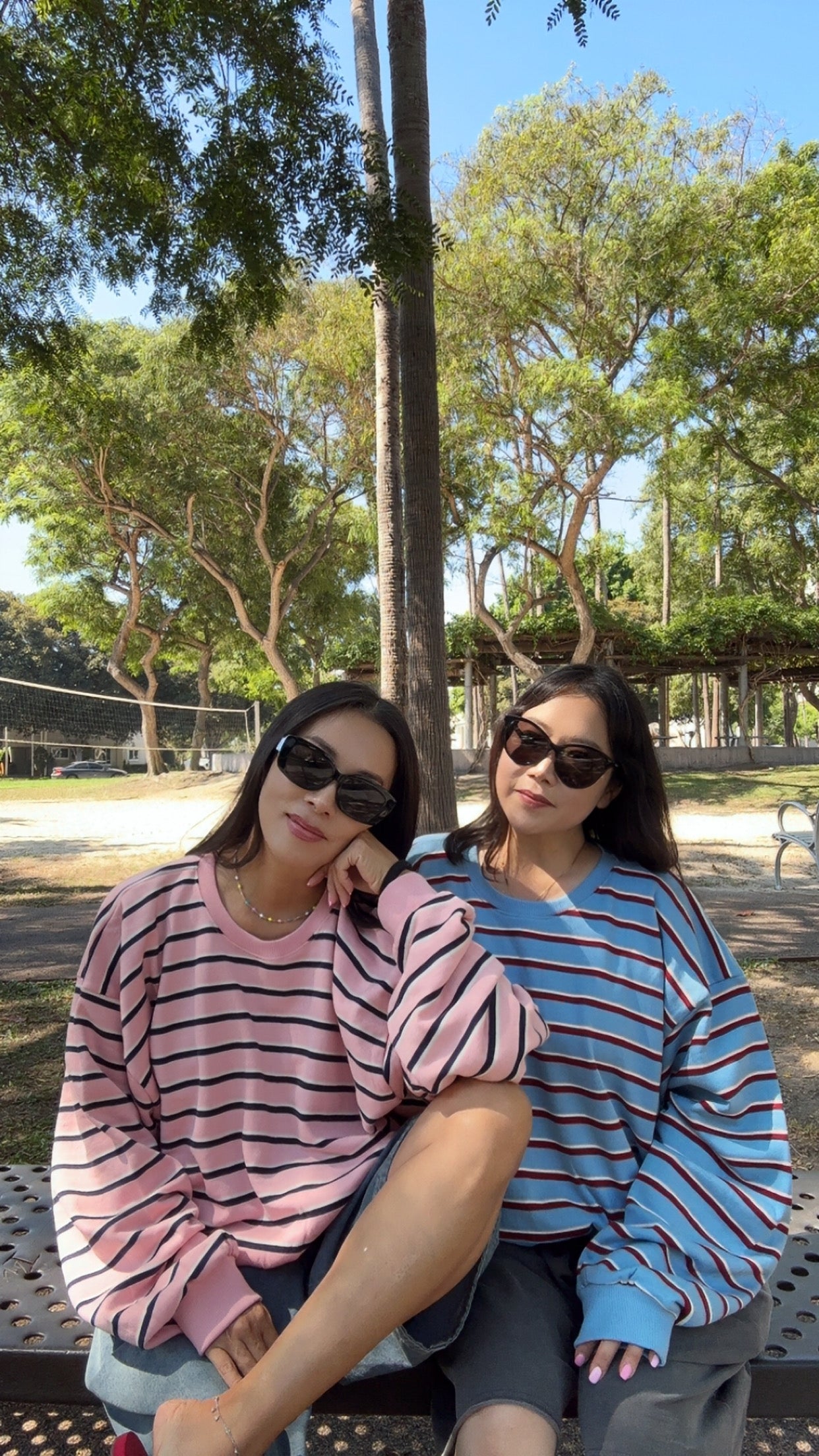 Pastel Stripe Sweatshirt