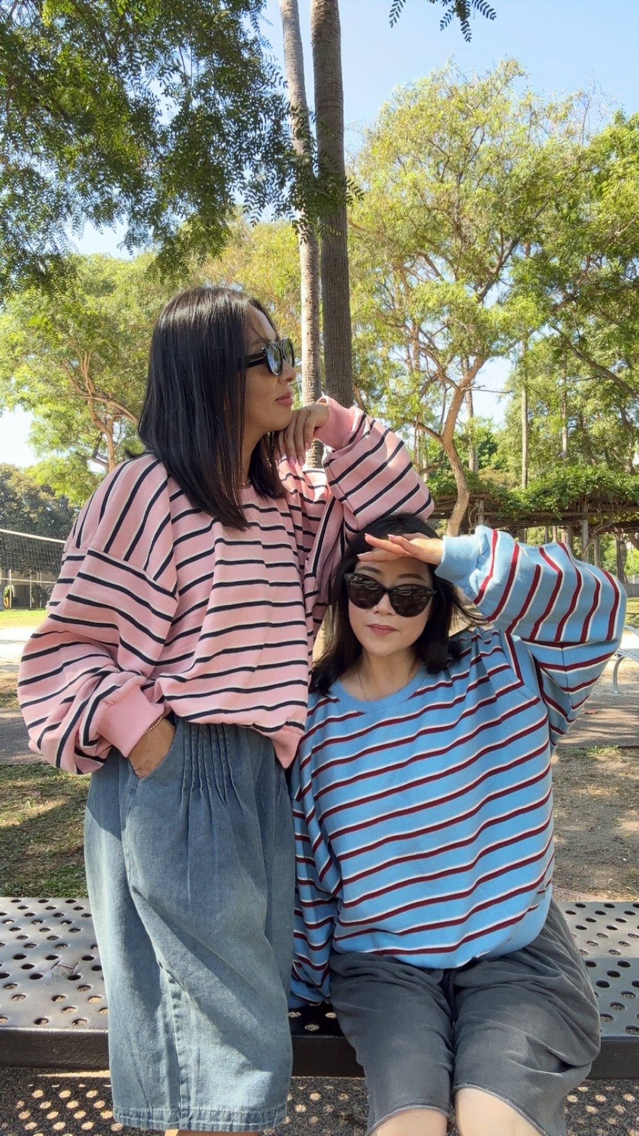 Pastel Stripe Sweatshirt