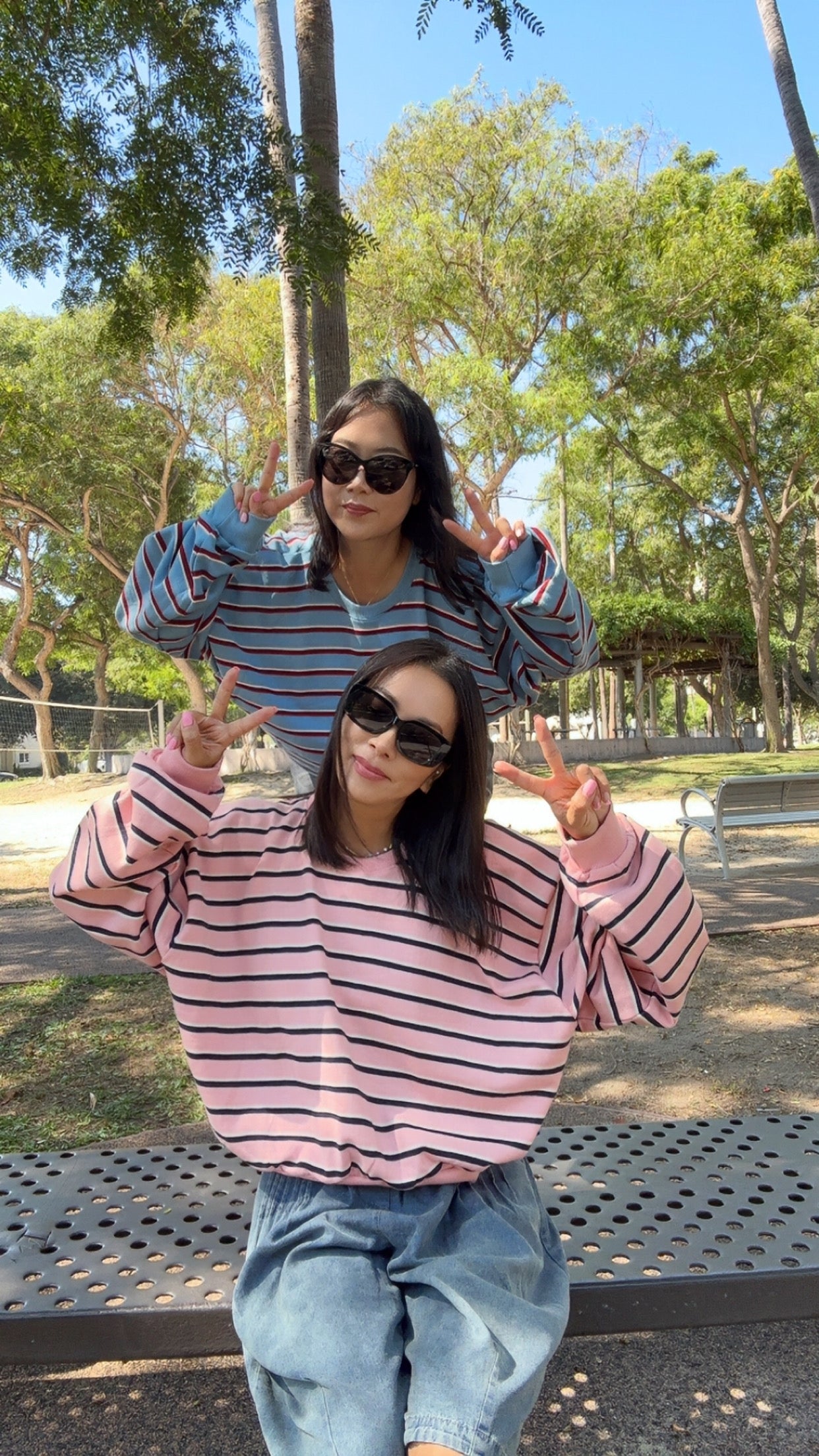 Pastel Stripe Sweatshirt