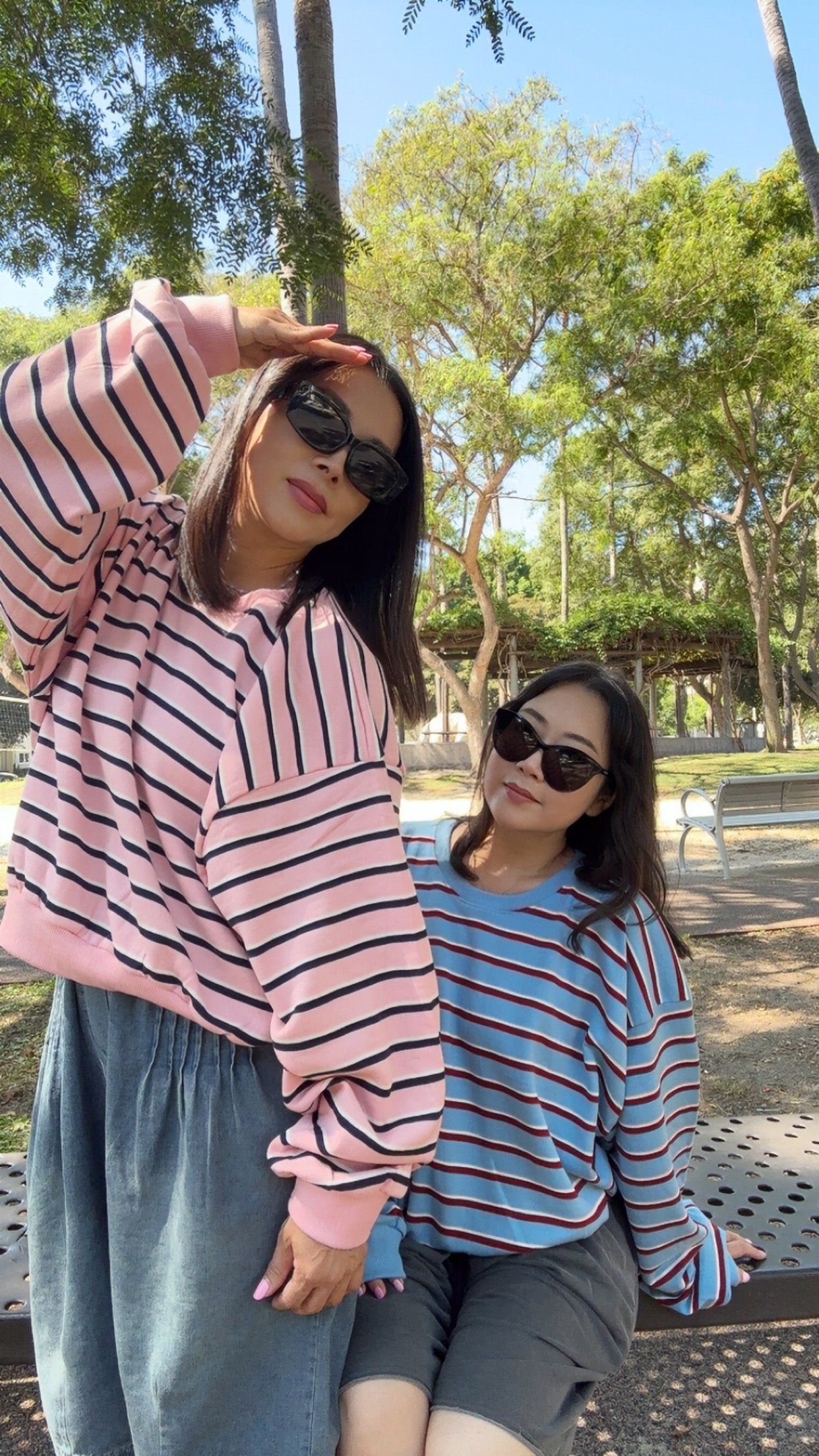 Pastel Stripe Sweatshirt