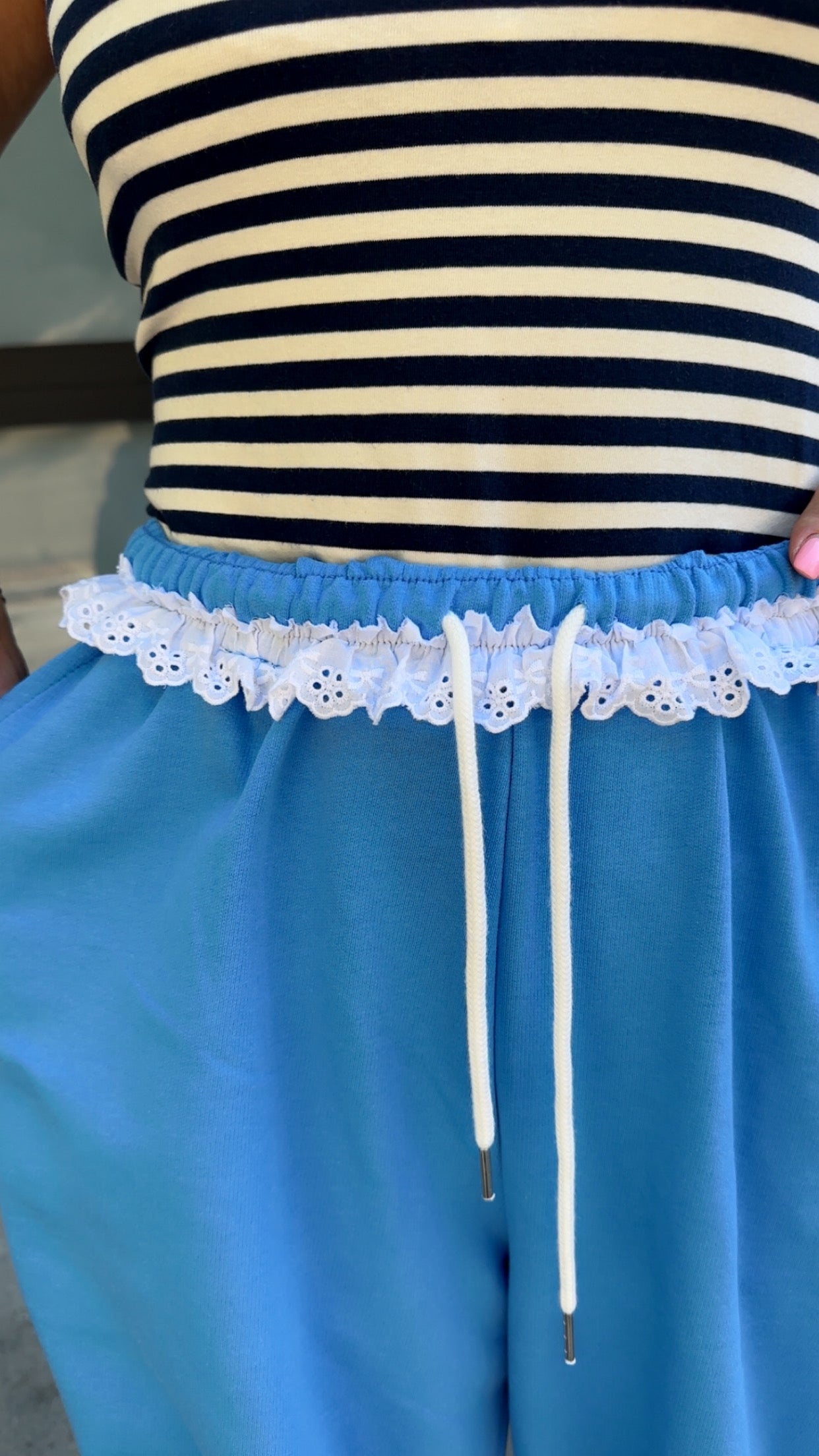 Lace Pop Jogger