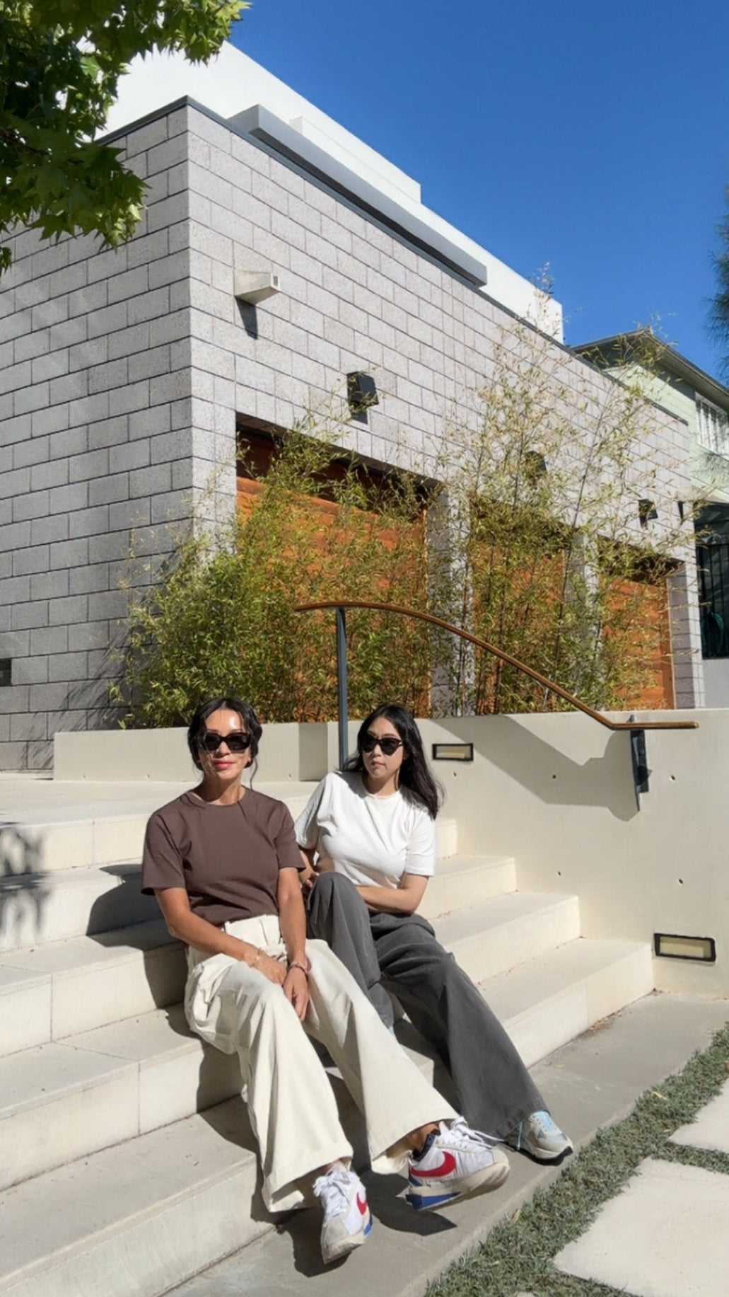 Adriana Denim Wide Pants (*Belt not included)