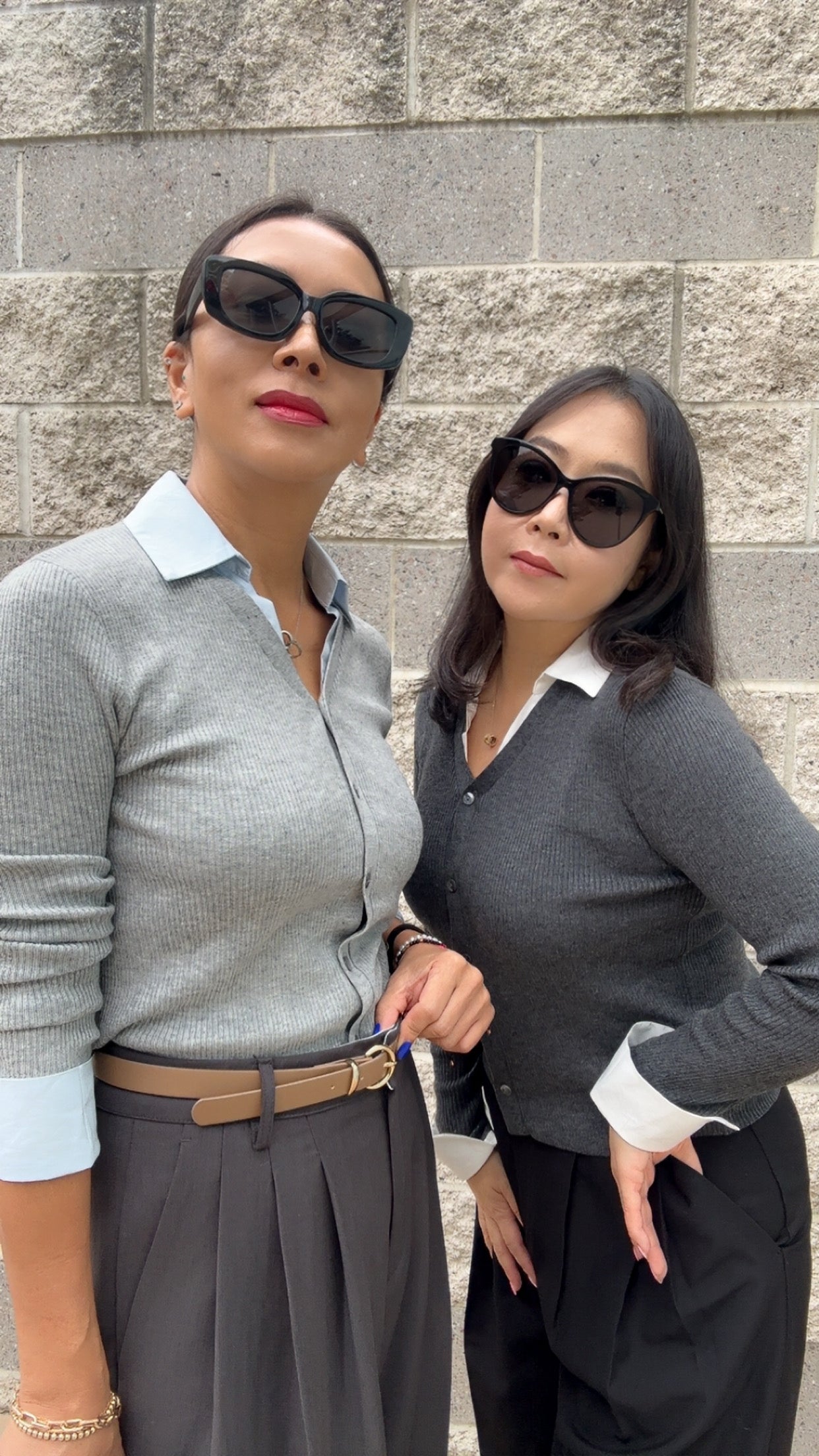 Layered Look Knit Top