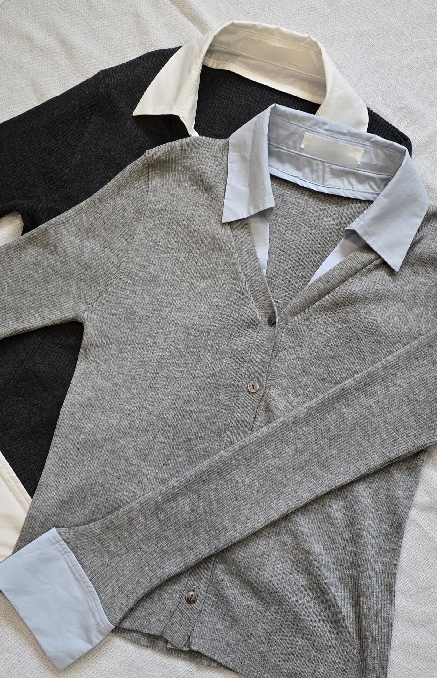 Layered Look Knit Top