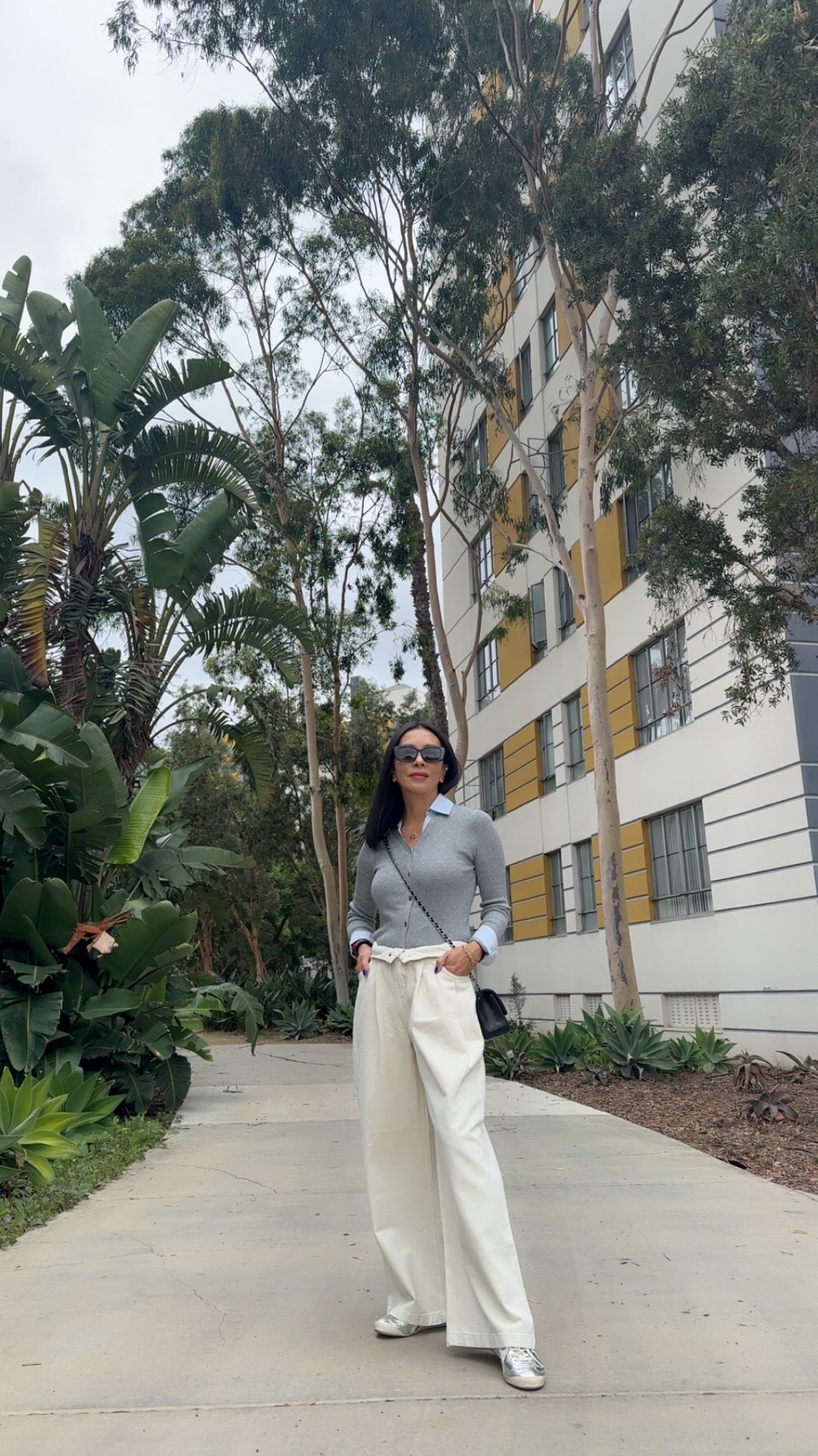 Layered Look Knit Top