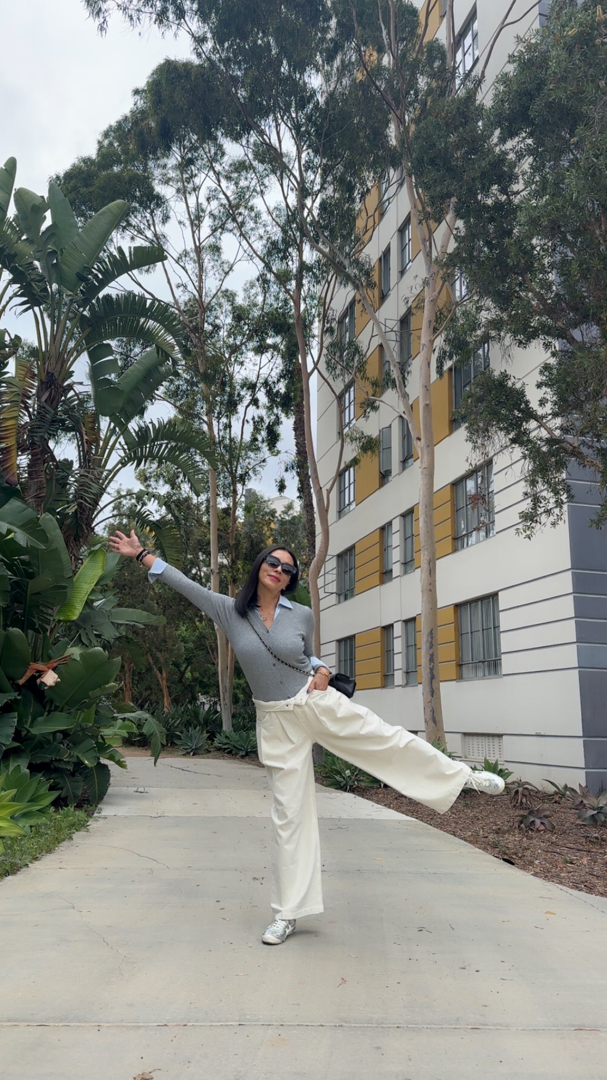 Layered Look Knit Top