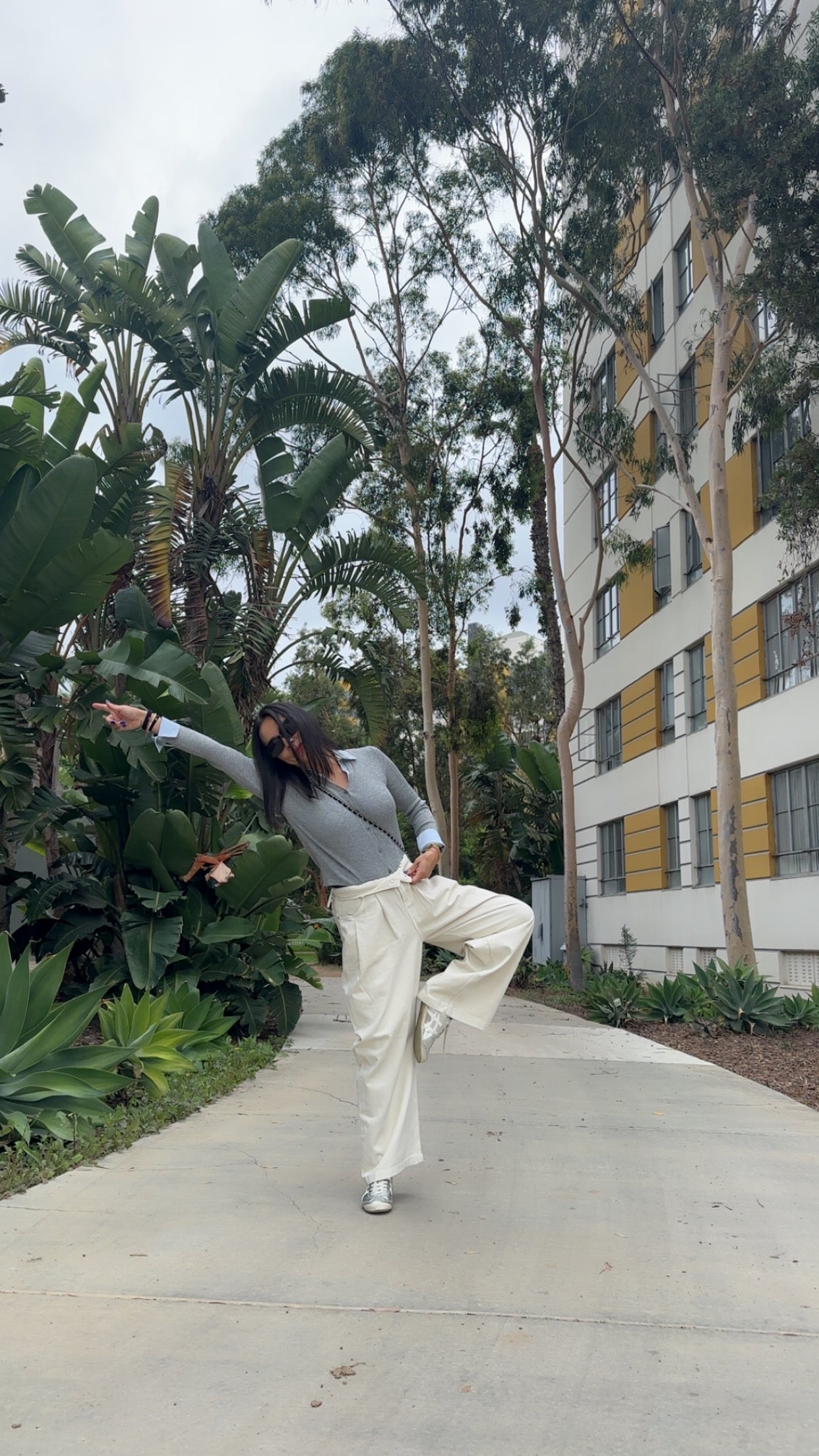 Layered Look Knit Top