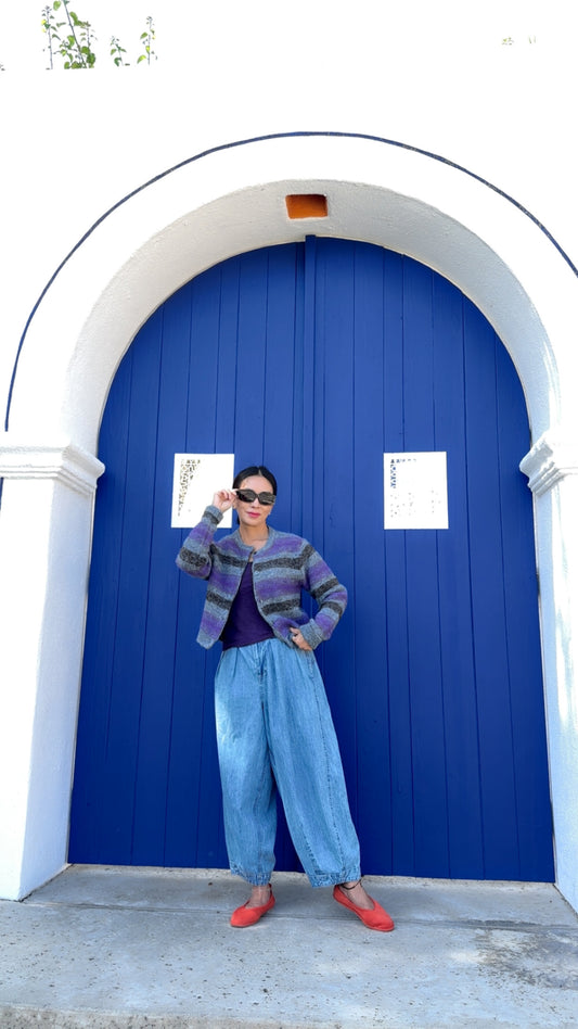 Mist Mohair Cardigan