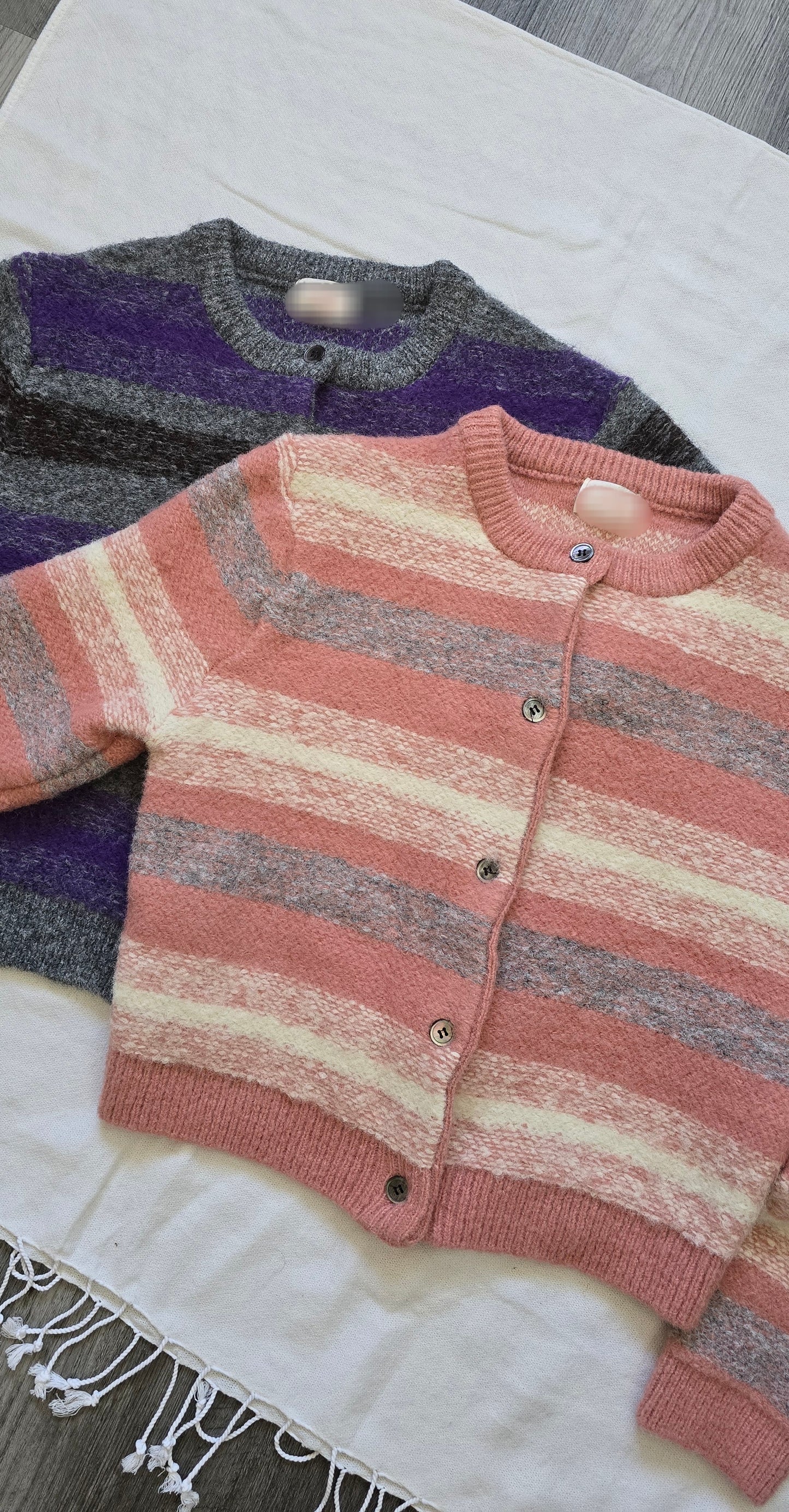 Mist Mohair Cardigan