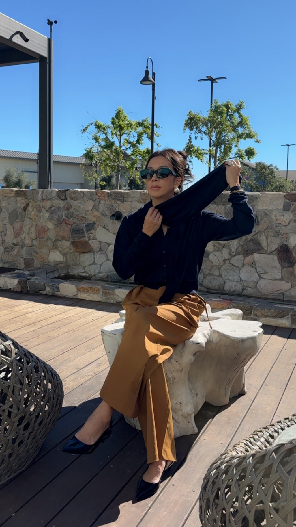 Atelier Scarf Cardigan