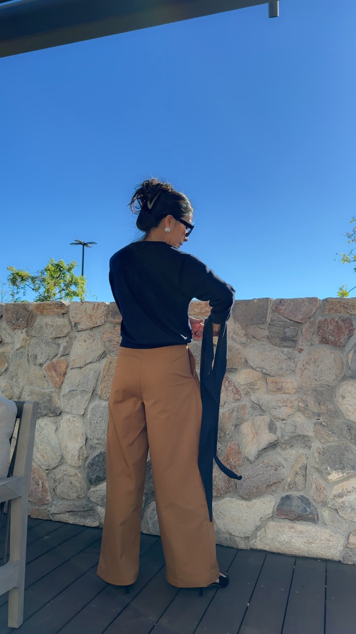 Cloud Pleat Wrap Pants