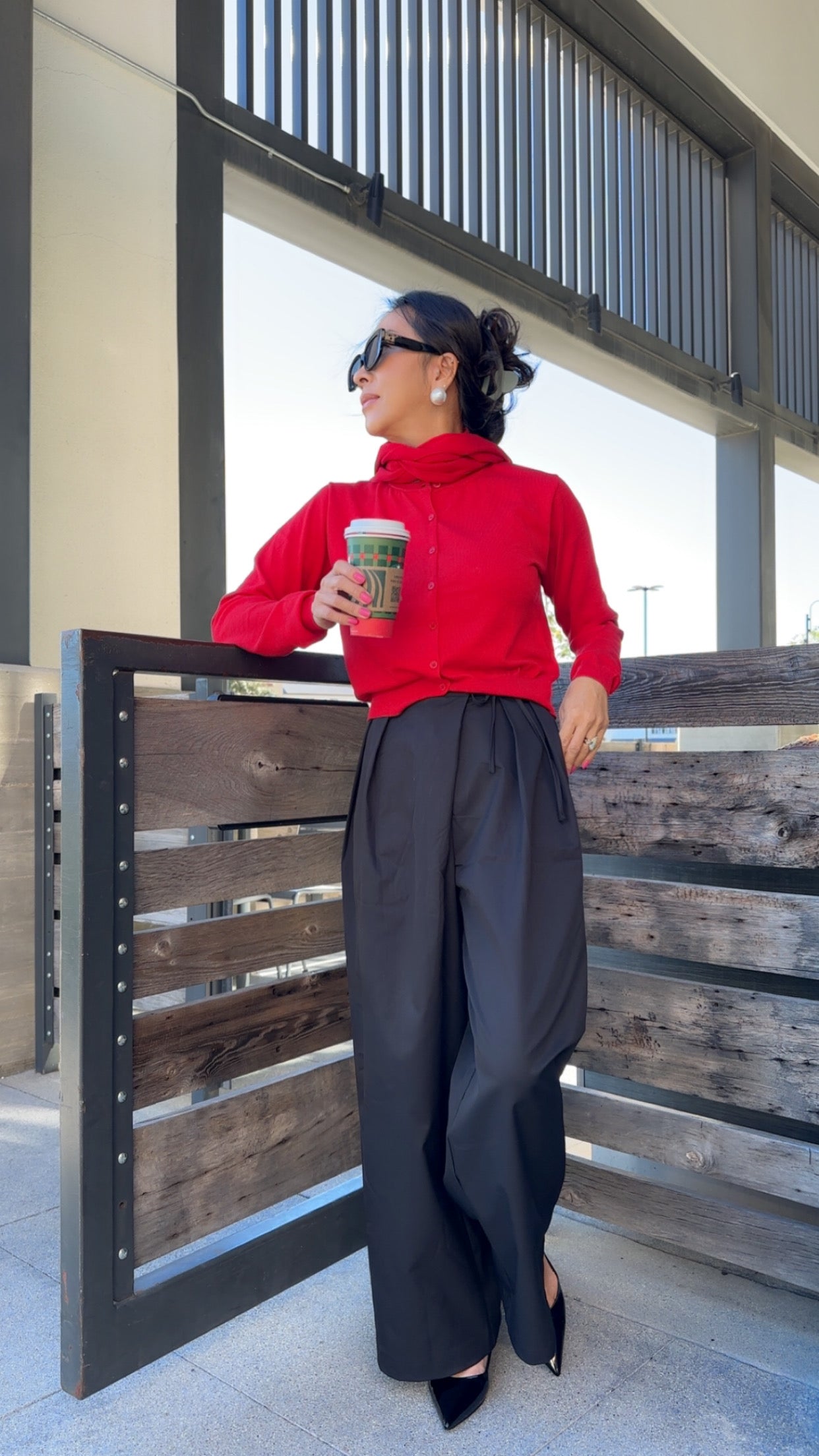 Cloud Pleat Wrap Pants